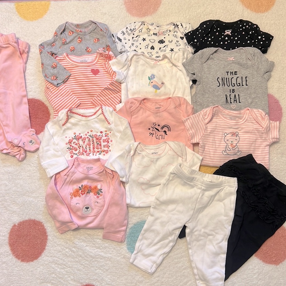 3 month baby girl lot